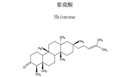紫菀酮中藥化學(xué)對照品分子結(jié)構(gòu)圖