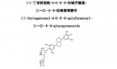 (-)-丁香樹(shù)脂酚-4- O-β-D -呋喃芹糖基-(1→2)-β-D-吡喃葡萄糖苷