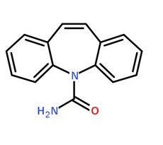 卡馬西平分子結(jié)構(gòu)圖