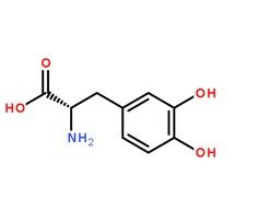 左旋多巴分子結(jié)構(gòu)圖