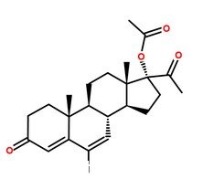 醋酸甲地孕酮分子結構圖