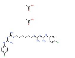 醋酸氯己定分子結(jié)構(gòu)圖