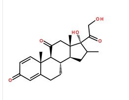 潑尼松分子結(jié)構(gòu)圖