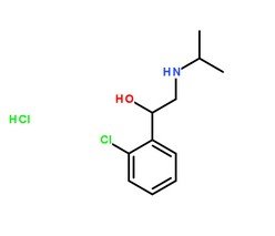 鹽酸氯丙那林分子結(jié)構(gòu)圖