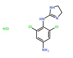 鹽酸安普樂定分子結(jié)構(gòu)圖