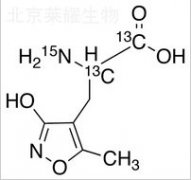 (R,S)-α-Amino-3-hydroxy-5-methyl-4-isoxazolepropionic Acid-13C2,15N