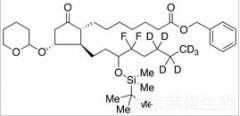 11-O-Tetrahydropyranyl-15-O-tert-butyldimethylsilyl-lubiprostone-d7 Phenylmethyl Ester