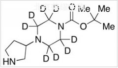 4-(吡咯烷-3-基)哌嗪-1-羧酸叔丁酯-d8標準品