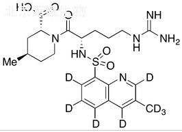 1,2,3,4-四氫阿加曲班-d8標(biāo)準(zhǔn)品
