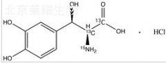 D,L-threo-Droxidopa-13C2,15N Hydrochloride標準品