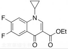 1-環(huán)丙基-6,7-二氟-1,4-二氫-4-氧代-3-喹啉甲酸乙酯標準品