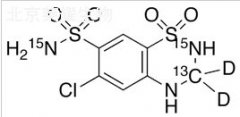 氫氯噻嗪-13C,15N2,d2標(biāo)準(zhǔn)品