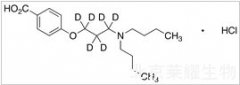 4-[3-(Dibutylamino)propoxy]benzoic Acid-d6 Hydrochloride