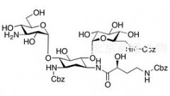 O-3-Amino-3-deoxy-α-D-glucopyranosyl-(1→6)-O-[6-deoxy-6-[[(phenylmethoxy)carbonyl]amino]