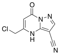 5-(chloromethyl)-7-oxo-4,7-dihydropyrazolo[1,5-a]pyrimidine-3-carbonitrile