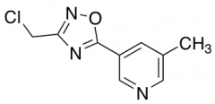 3-[3-(chloromethyl)-1,2,4-oxadiazol-5-yl]-5-methylpyridine