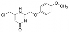 6-(Chloromethyl)-2-[(4-methoxyphenoxy)methyl]pyrimidin-4-ol