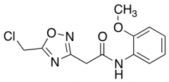 2-[5-(Chloromethyl)-1,2,4-oxadiazol-3-yl]-N-(2-methoxyphenyl)acetamide