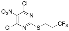 4,?6-?dichloro-?5-?nitro-?2-?[(3,?3,?3-?trifluoropropyl)?thio]?-Pyrim