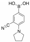 3-Cyano-4-pyrrolidinophenylboronic Acid