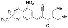 (2E)-2-Cyano-3-(3-ethoxy-4-hydroxy-5-nitrophenyl)-N,N-diethyl-2-propenamide-d5