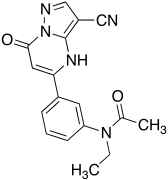 N-(3-(3-Cyano-7-oxo-4,7-dihydropyrazolo[1,5-a]pyrimidin-5-yl)phenyl)-N-ethylacetamide