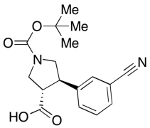 (3S,4R)-4-(3-Cyanophenyl)-1,3-pyrrolidinedicarboxylic Acid 1-(1,1-Dimethylethyl) Ester