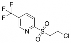 2-[(2-Chloroethyl)sulfonyl]-5-(trifluoromethyl)pyridine