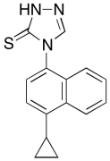 4-(4-Cyclopropylnaphthalen-1-yl)-1H-1,2,4-triazole-5(4H)-thione