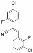 (Z)-3-(3-Chloro-2-fluorophenyl)-2-(4-chloro-2-fluorophenyl)-2-propenenitrile