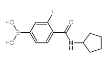 4-(Cyclopentylcarbamoyl)-3-fluorophenylboronic acid