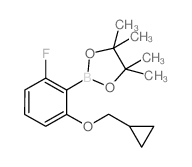 2-(2-Cyclopropylmethoxy-6-fluorophenyl)-4,4,5,5-tetramethyl-[1,3,2]dioxaborolane