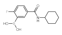 5-(Cyclohexylcarbamoyl)-2-fluorophenylboronic acid
