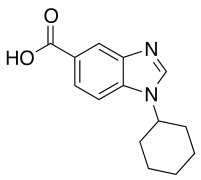 1-Cyclohexylbenzodiazole-5-carboxylic acid