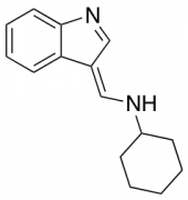 Cyclohexyl-(1H-indol-3-yl-methylene)-amine