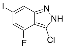 3-Chloro-4-fluoro-6-iodoindazole