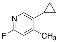 5-Cyclopropyl-2-fluoro-4-methylpyridine