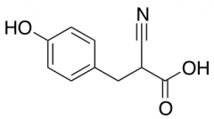 2-Cyano-3-(4-hydroxyphenyl)propanoic Acid