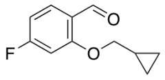 2-(Cyclopropylmethoxy)-4-fluorobenzaldehyde