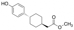 Cyclohexaneacetic Acid, 4-(4-hydroxyphenyl)-, methyl ester, trans-