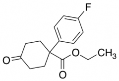 Cyclohexanecarboxylic Acid, 1-(4-fluorophenyl)-4-oxo-, ethyl ester