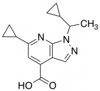 6-Cyclopropyl-1-(1-Cyclopropylethyl)-1h-Pyrazolo[3,4-B]Pyridine-4-Carboxylic Acid