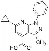 6-Cyclopropyl-3-Methyl-1-Phenyl-1h-Pyrazolo[3,4-B]Pyridine-4-Carboxylic Acid