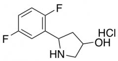 5-(2,5-difluorophenyl)pyrrolidin-3-ol hydrochloride