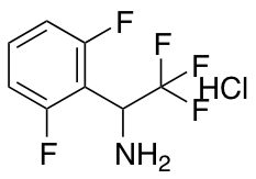 1-(2,6-difluorophenyl)-2,2,2-trifluoroethan-1-amine hydrochloride