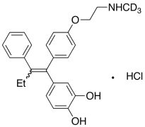 N-Demethyl-3,4-dihydroxytamoxifen-d3 Hydrochloride(Z,E mixture)
