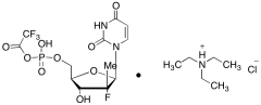 (2'R)?-2'-?Deoxy-?2'-?fluoro-?2'-?methyl-uridine 2,2,2-Trifluoroacetic Phosphor