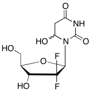 2'-Deoxy-2',2'-difluoro-5,6-dihydro-6-hydroxyuridine (Mixture of Diastereomers)