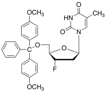 3&rsquo;-Deoxy-3&rsquo;-fluoro-5&rsquo;-O-(4,4&rsquo;-dimethoxytrityl)thym