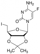 5&rsquo;-Deoxy-5&rsquo;-iodo-2&rsquo;,3&rsquo;-O-isopropylidene-5-fluorocy